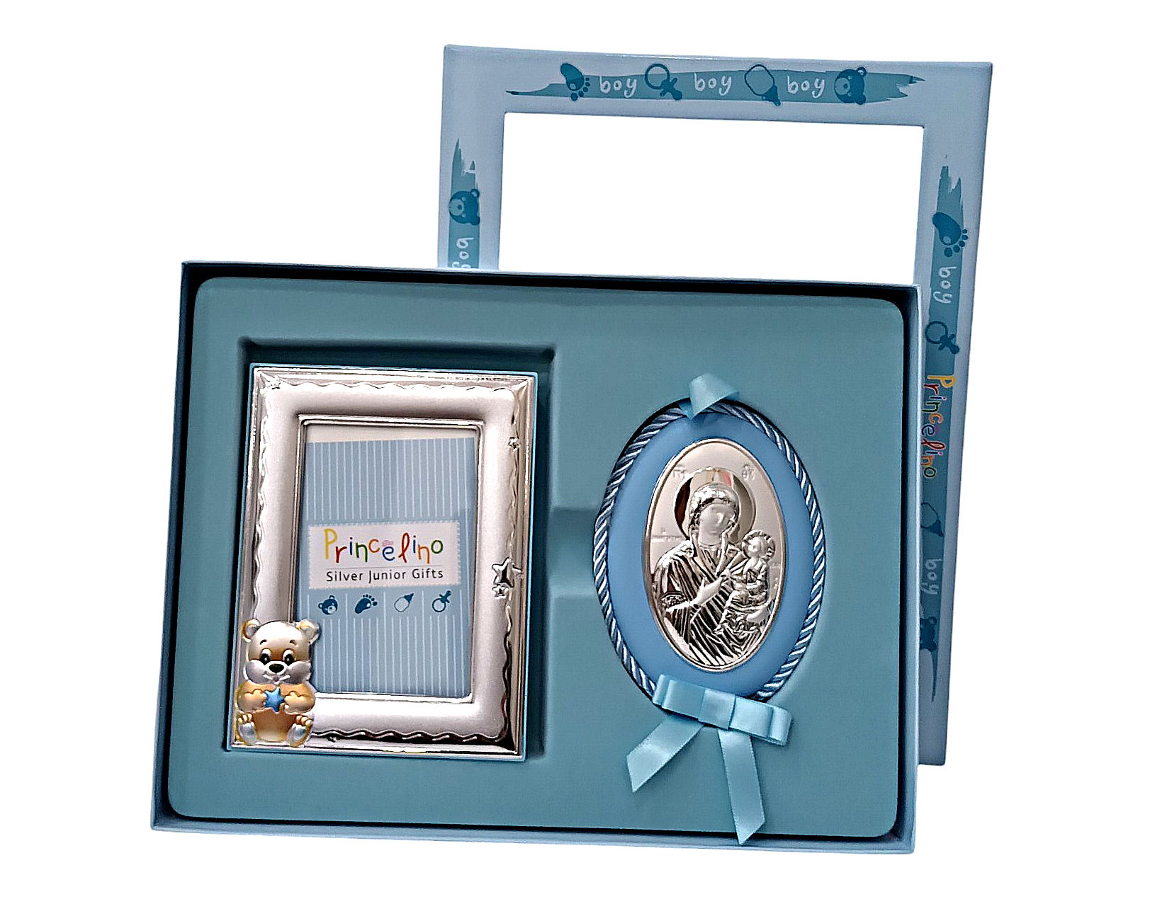 PRS.189034 - Ασημένιο 925* παιδικό σετ Prince Silvero