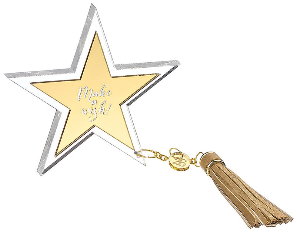 Επιτραπέζιο Χριστουγεννιάτικο Γούρι Αστέρι 12cm - NOV.04712