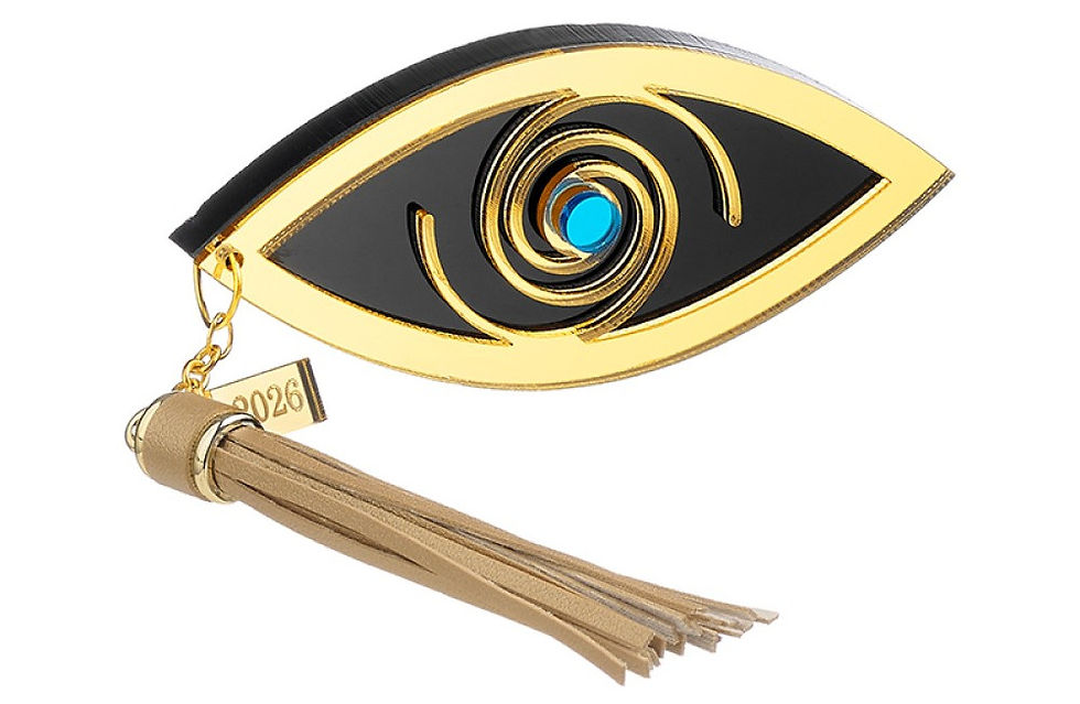 Επιτραπέζιο Χριστουγεννιάτικο Γούρι Μάτι 12cm - NOV.06712