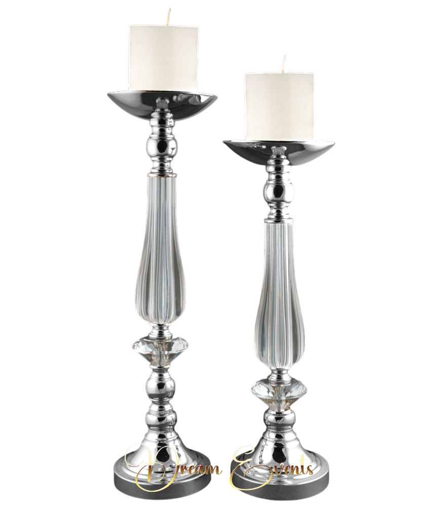 Κρυστάλλινα Κηροπήγια Σετ