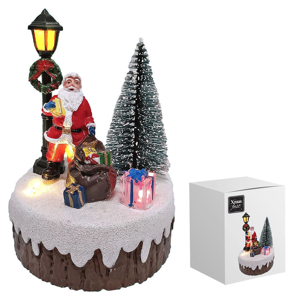 Χριστουγεννιάτικο Διακοσμητικό Άγιος Βασίλης 12cm - XMAS.93-3463