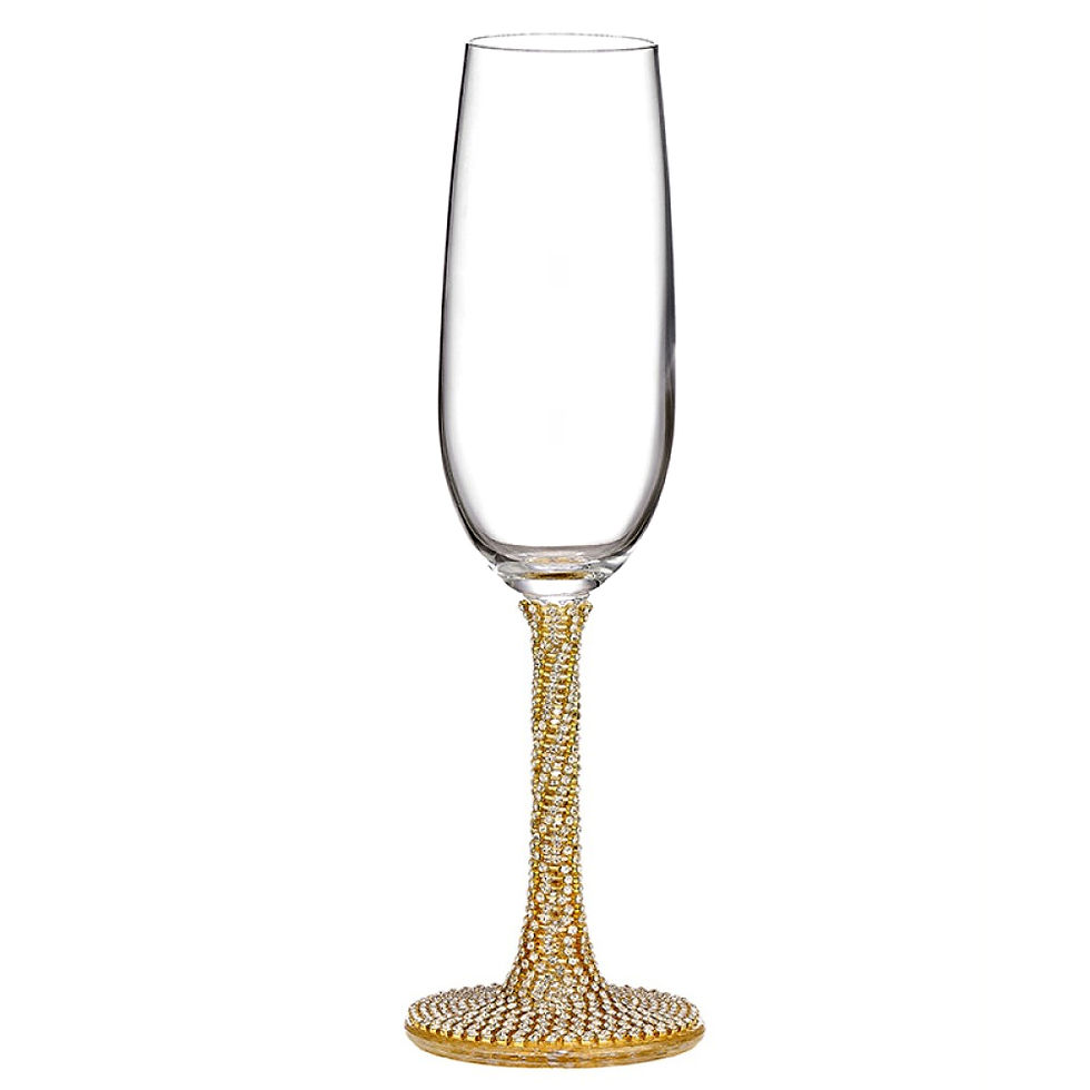 Μικρογραφία: Κρυστάλλιvα Ποτήρια "Gold Crystal" - NVK.ΚΠ24130