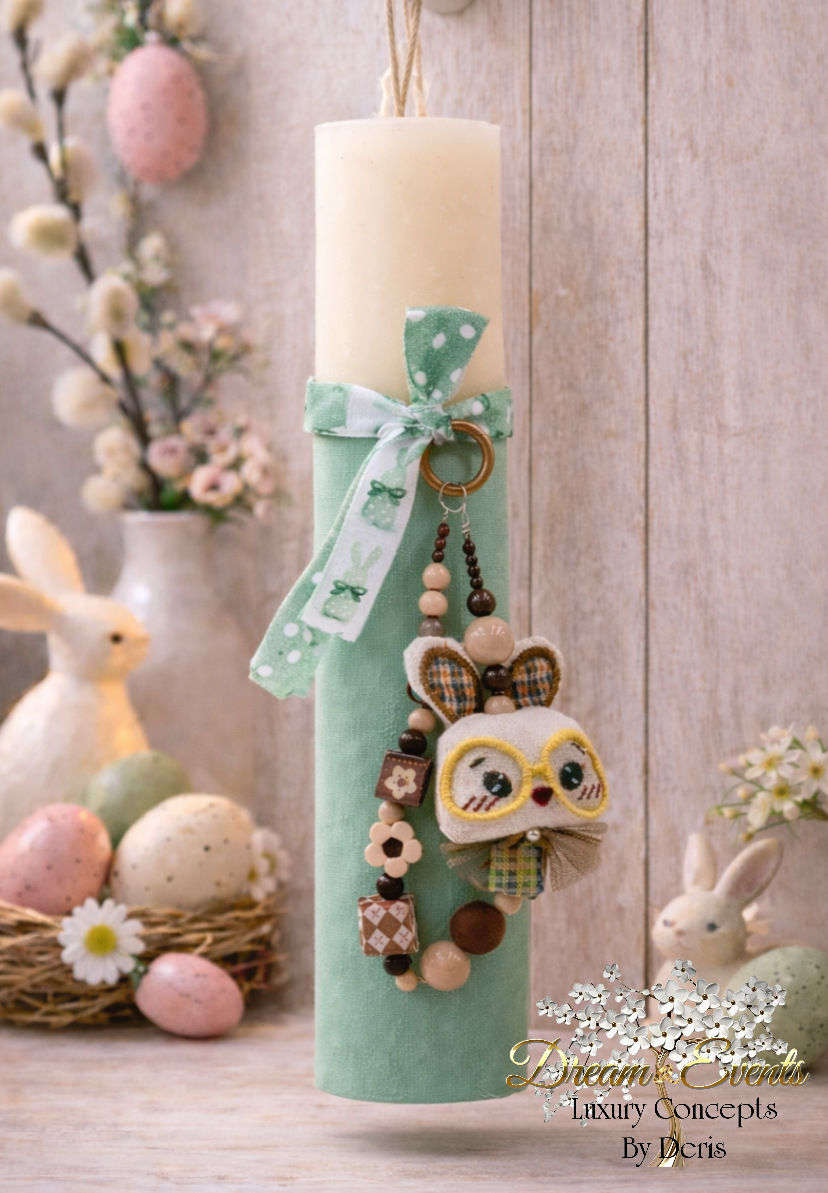 Πασχαλινή Λαμπάδα Υφασμάτινη Θήκη