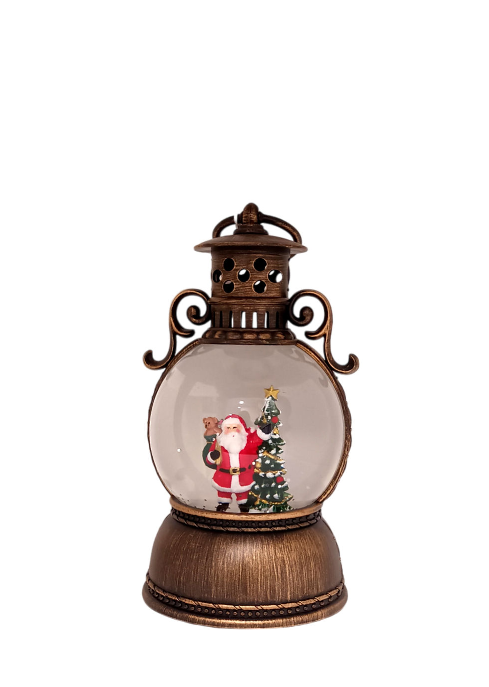 Χριστουγεννιάτικο Φαναράκι Μπάλα Με Φώς Και Μουσική 23cm x 10cm x 10cm