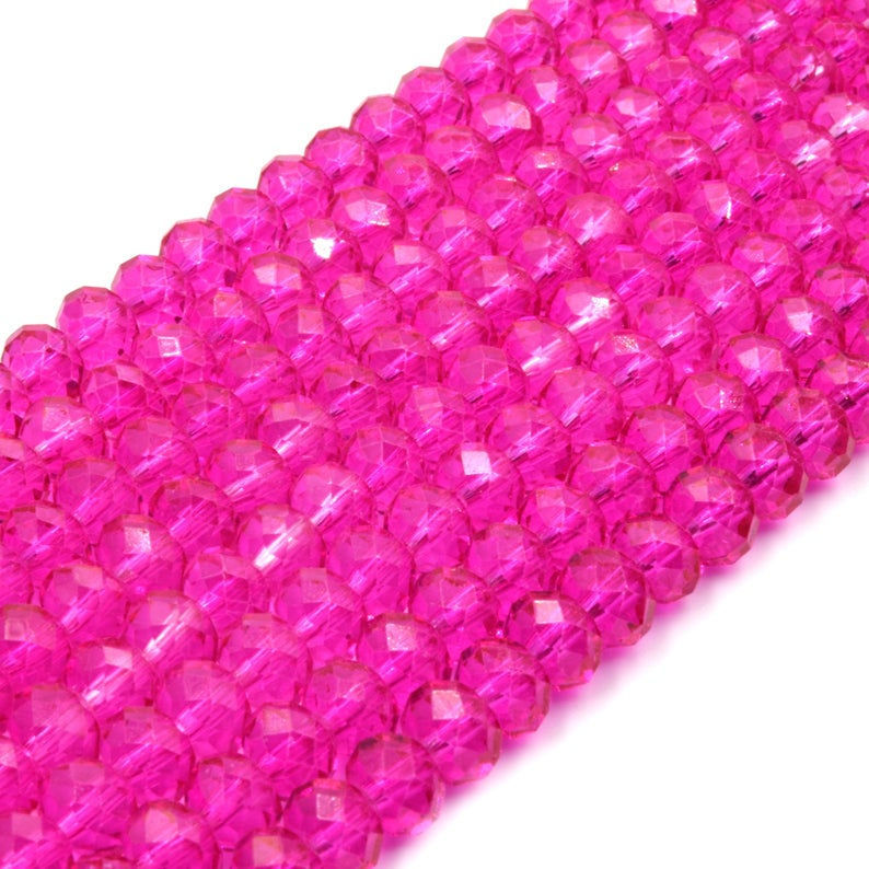 Μικρογραφία: Κρύσταλλο Χάντρα Ροδέλα 6mm x 8mm - 80.200