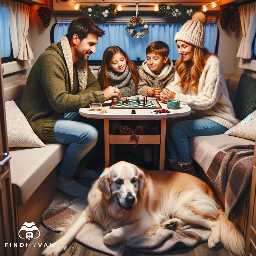 Find My Van | Caravan Broker - Caravanning with Pets in Winter: What You Need to Know
