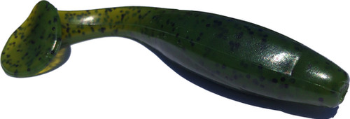 4" Fat Shad - Watermelon Black Flake