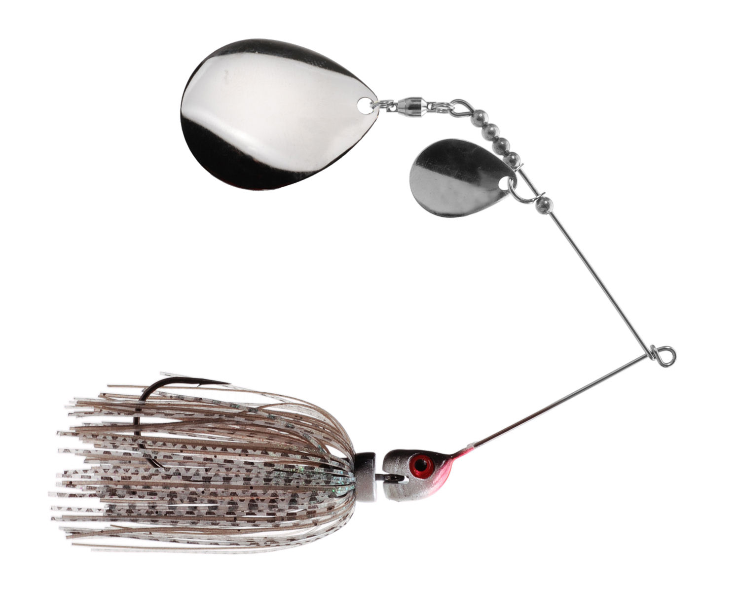 Big Bass Spinnerbait Dbl Colorado - Ghost Minnow