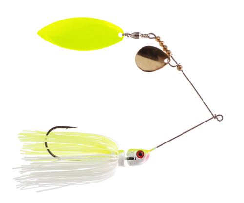 Big Bass Spinnerbait - Chart White Ch/Br