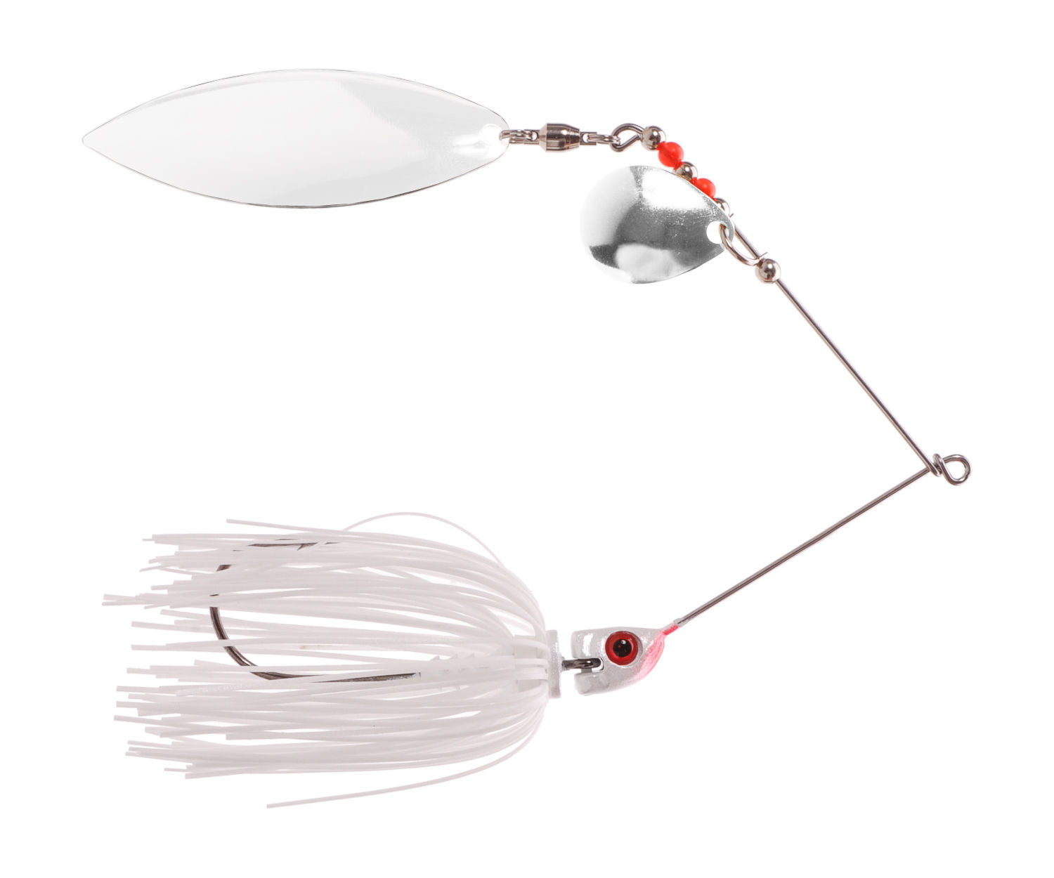 Big Bass Spinnerbait - White Wh/Ni