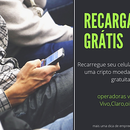 Recarregue seu celular gratuitamente com cripto moeda ETN.