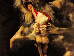 Representação da voracidade materna, pintada pintadas por Rubens (1577-1640) e Goya (1746-1828) na capa do Seminário 4, de Lacan.