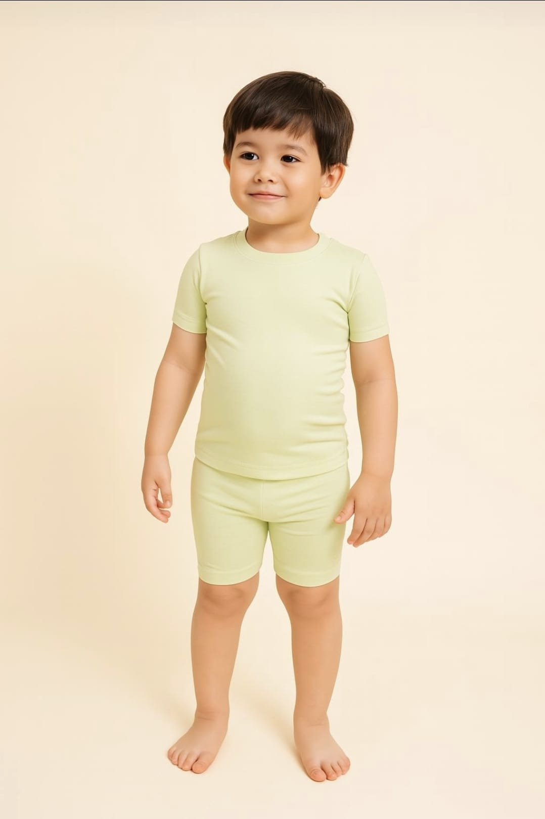 Snug-Fit Short Sleeve PJ Shorts Set (Bamboo Cotton) - Toddler Boy