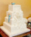 Rose Garden Wedding Cake