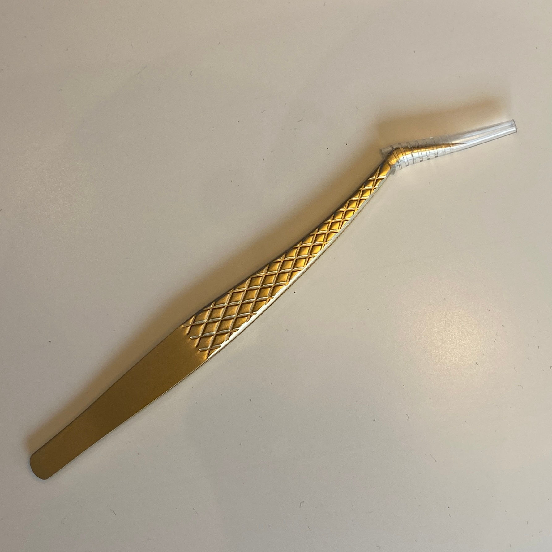Gold Beginner Lash Tweezers GD-12
