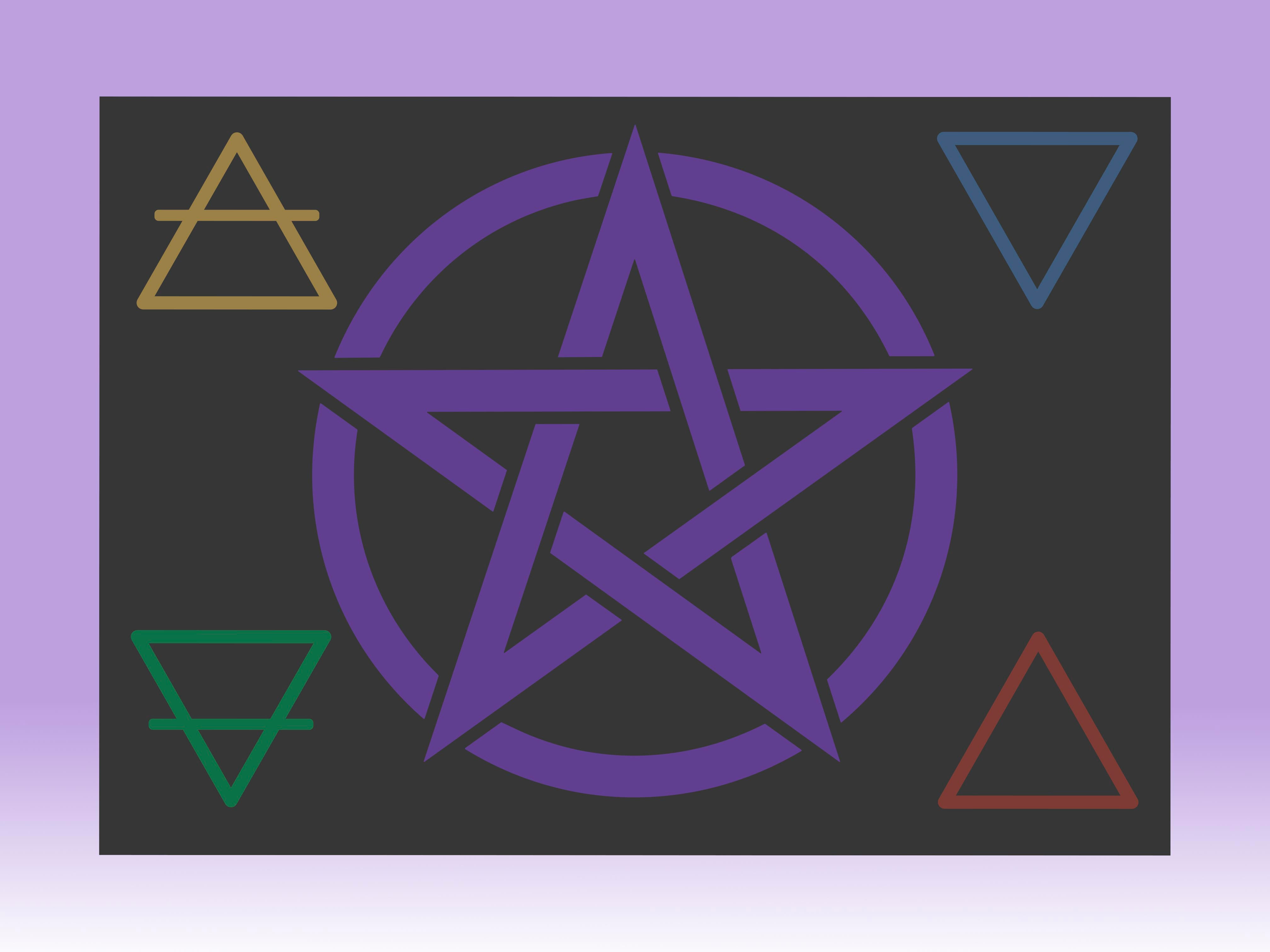 TEK KULLANIMLIK ALTAR ZEMİNİ PENTAGRAM