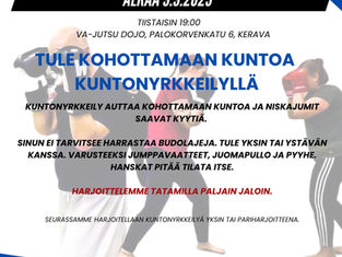 KUNTONYRKKEILY ALKAA 9.9.2025