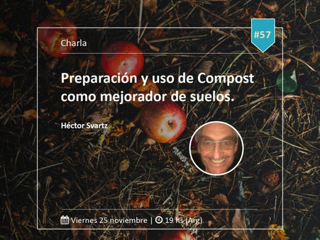 El compost como mejorador de suelos, ¡no te pierdas el encuentro!