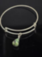 “Venom Bloom” Jasper Charm Bangle