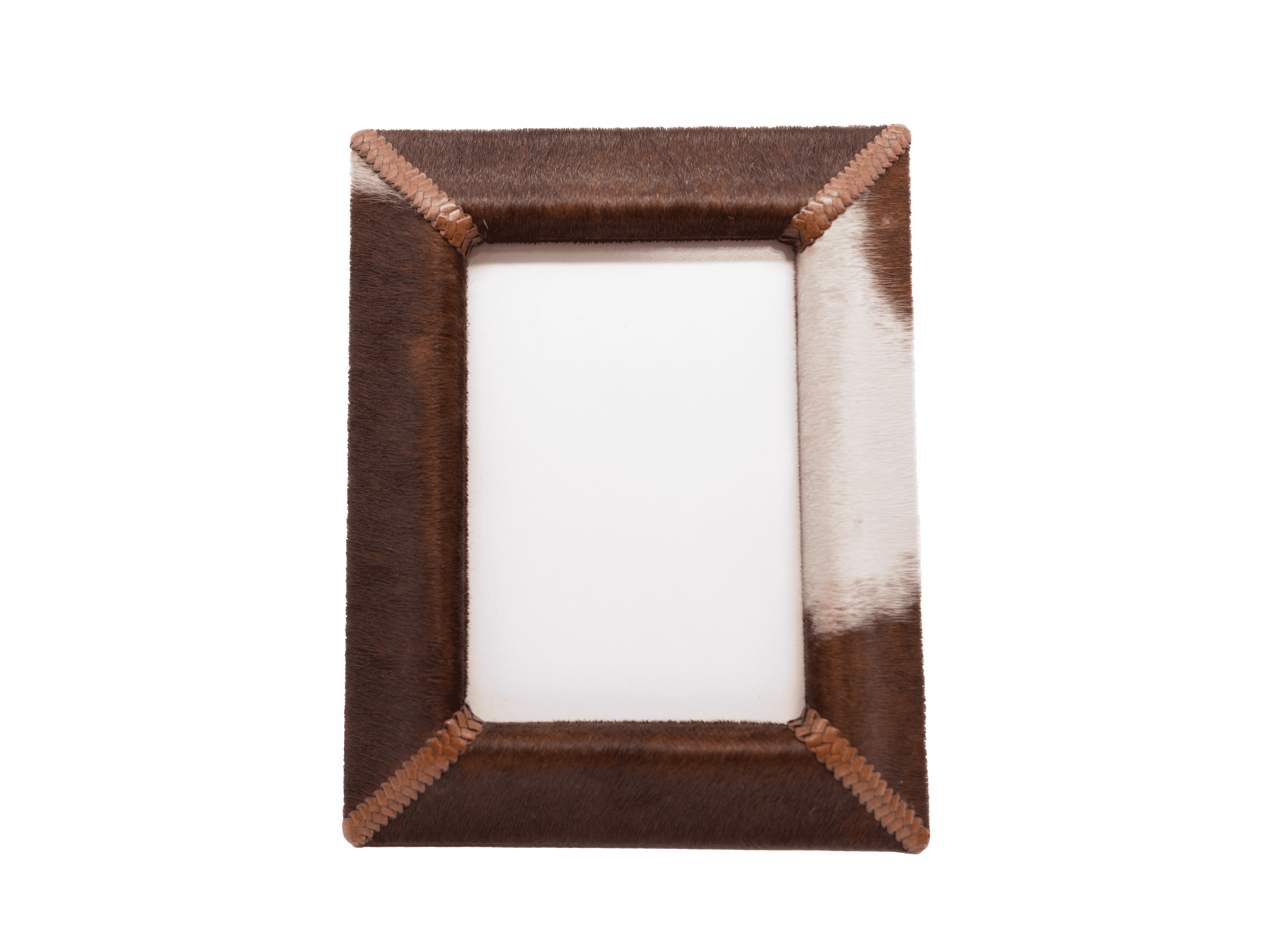 5"x7" Brown with White Spots