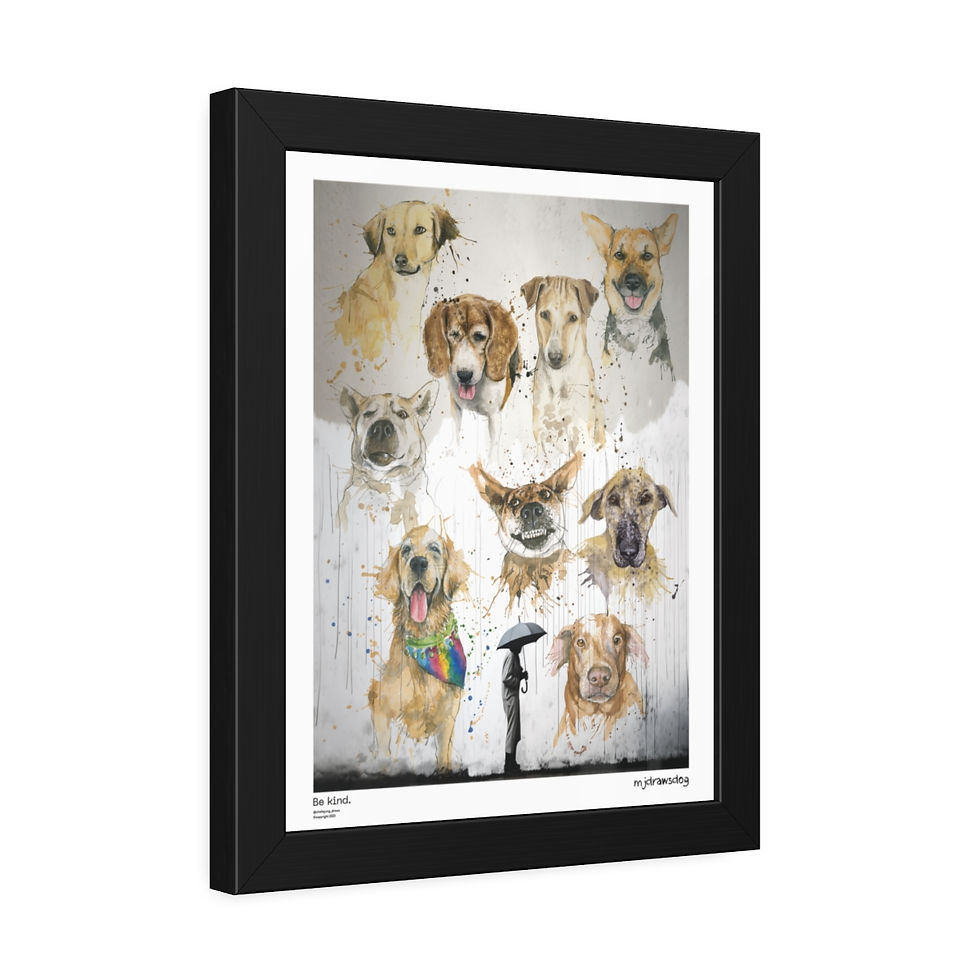 Thumbnail: Graffiti Framed Poster No.1 11" x 14" 