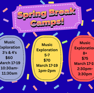 Spring Break Camps 2026