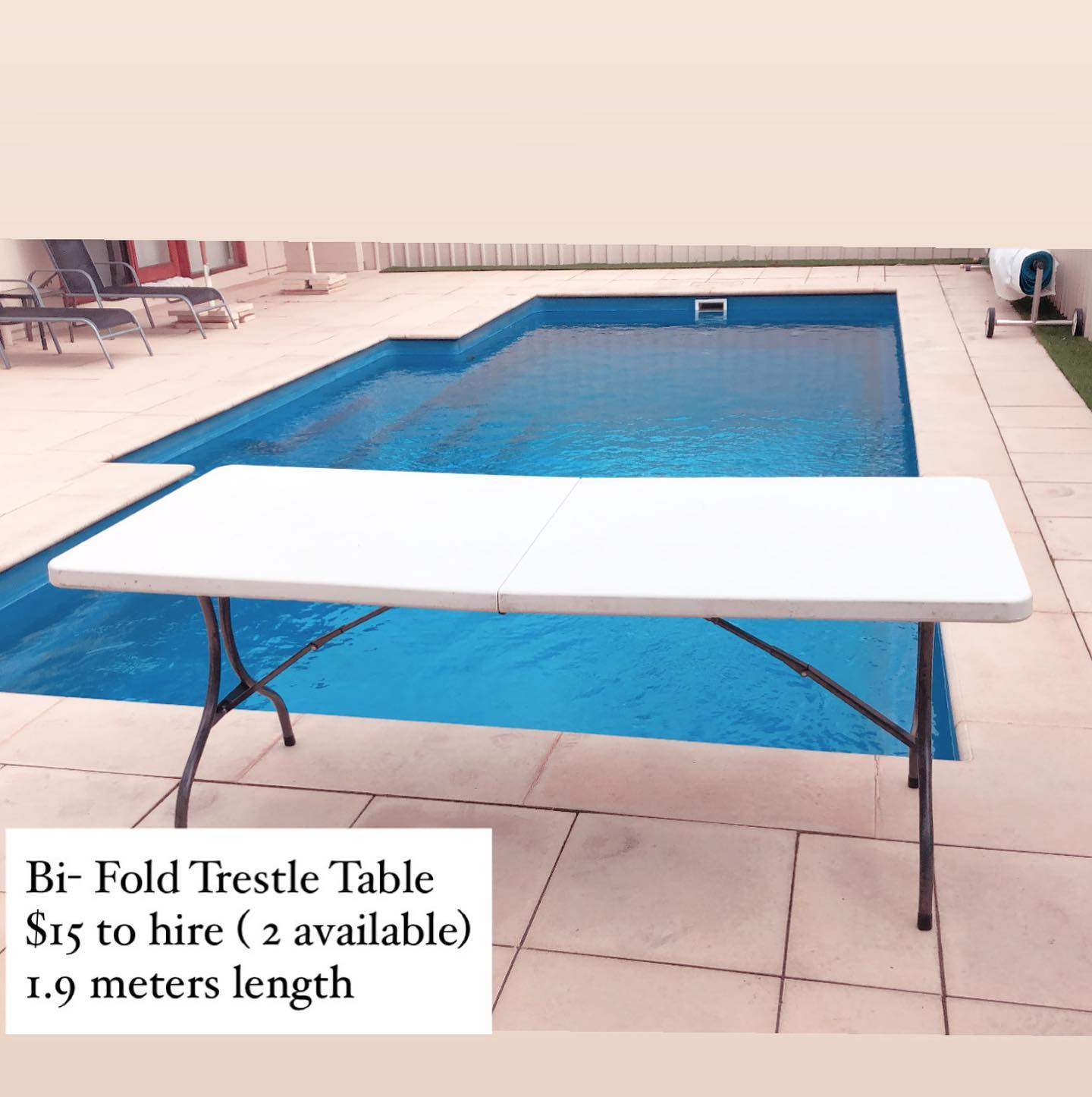 Bi- Fold Trestle Table