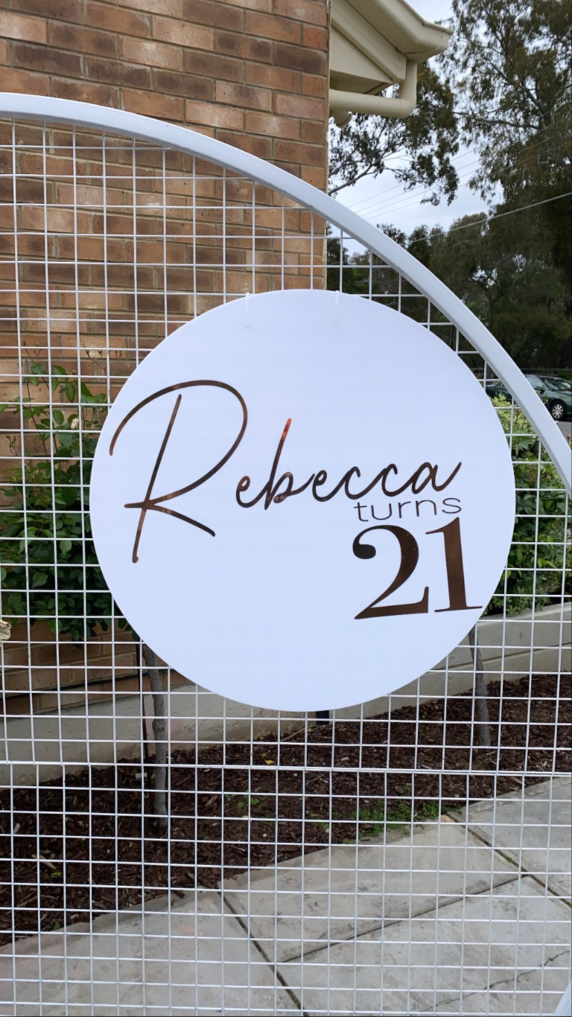 Thumbnail: Personalised Acrylic Sign 