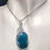 Miniature : Superbe Pendentif en Apatite Bleue 