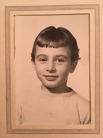 My mom Anna age 9