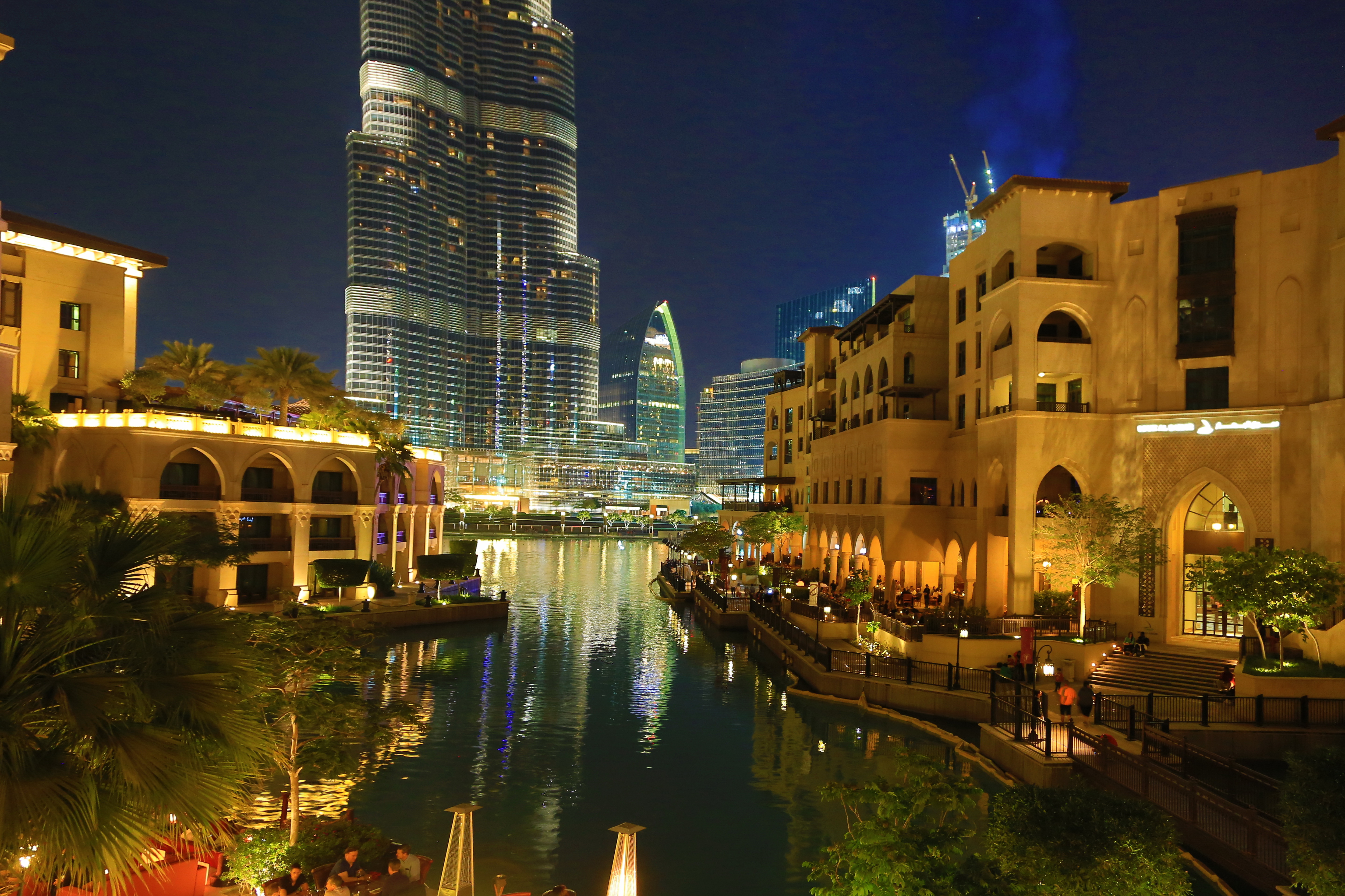 Across the lake to the Burj