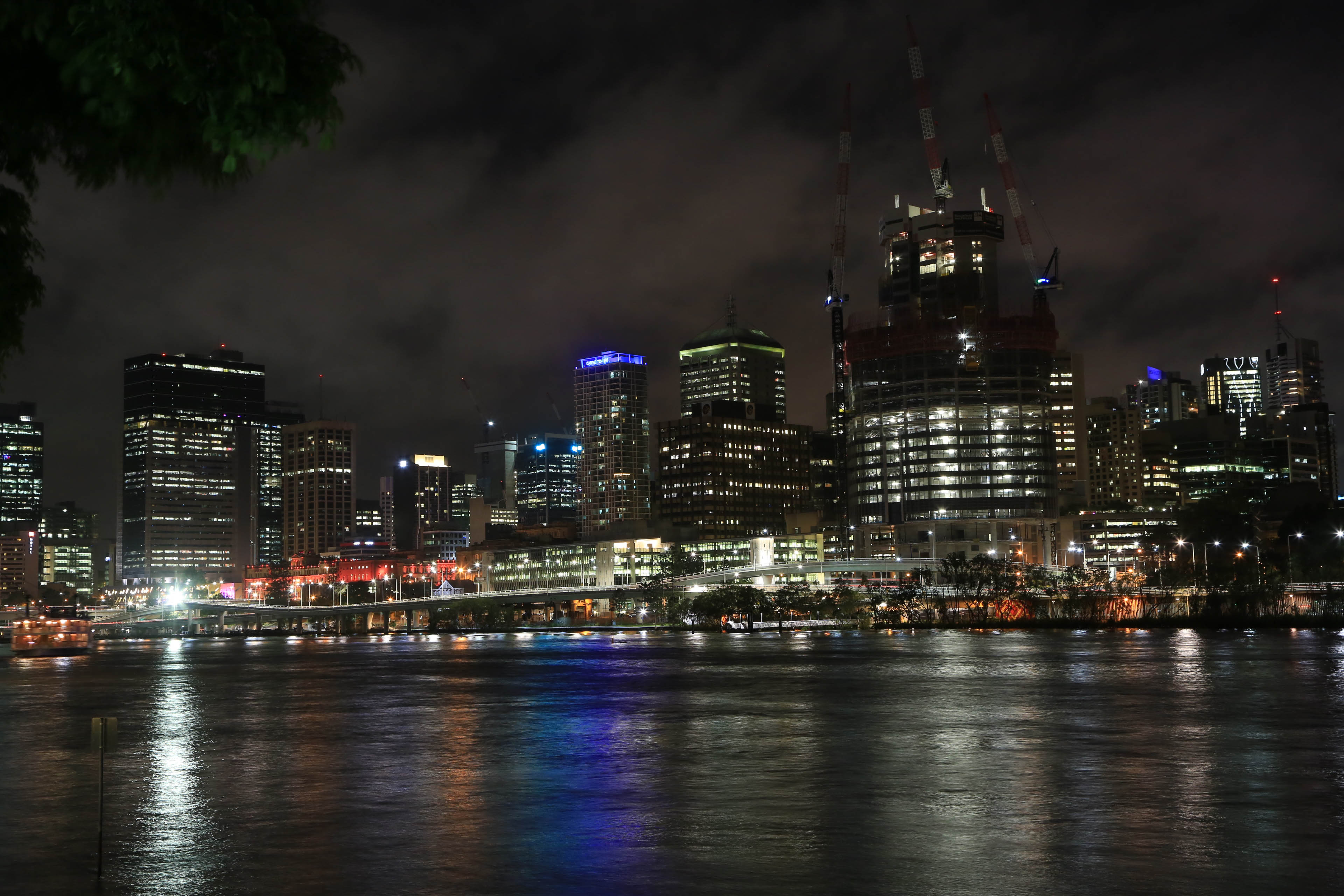 Brisbane under cloud