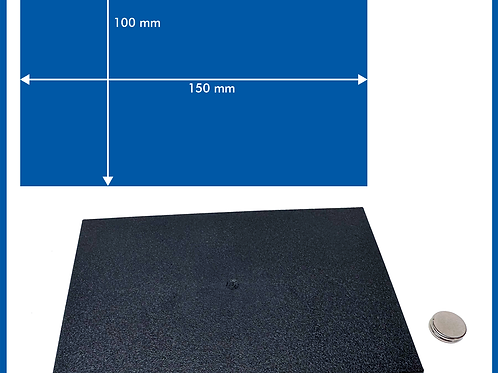 Rectangle - 100mm x 150mm Base - 1 pack w/ included Magnets