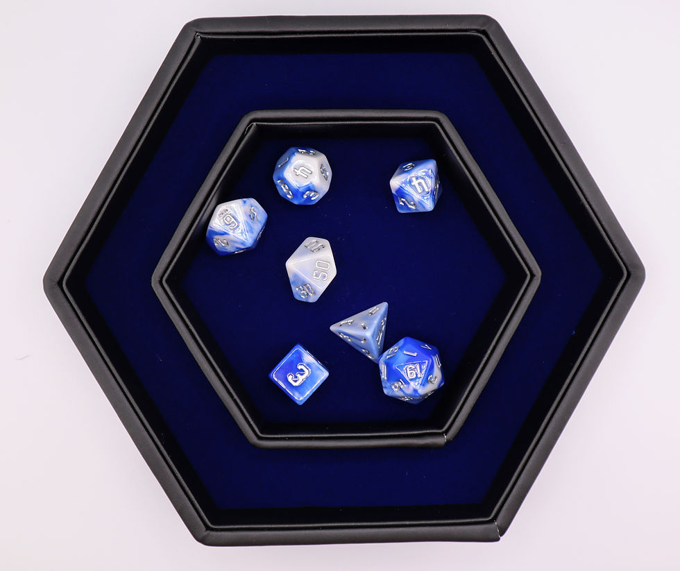 Thumbnail: Cobalt Keep Hexagon Dice Tray