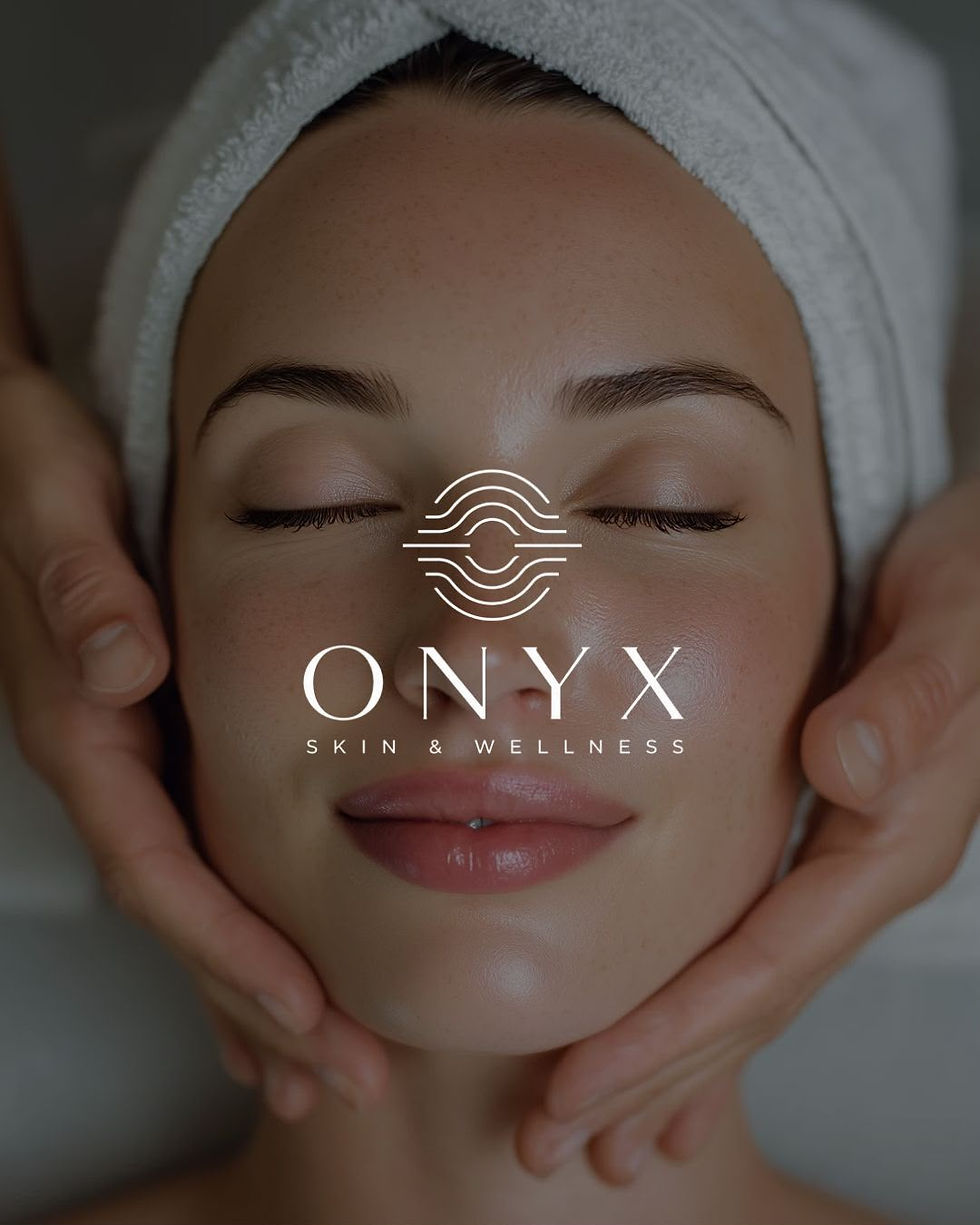 Calm and elegant treatment room at ONYX Skin & Wellness Oakville