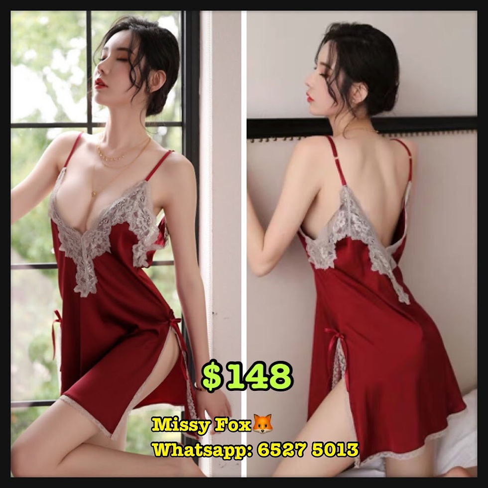 縮圖：性感吊帶蕾絲睡裙 #192