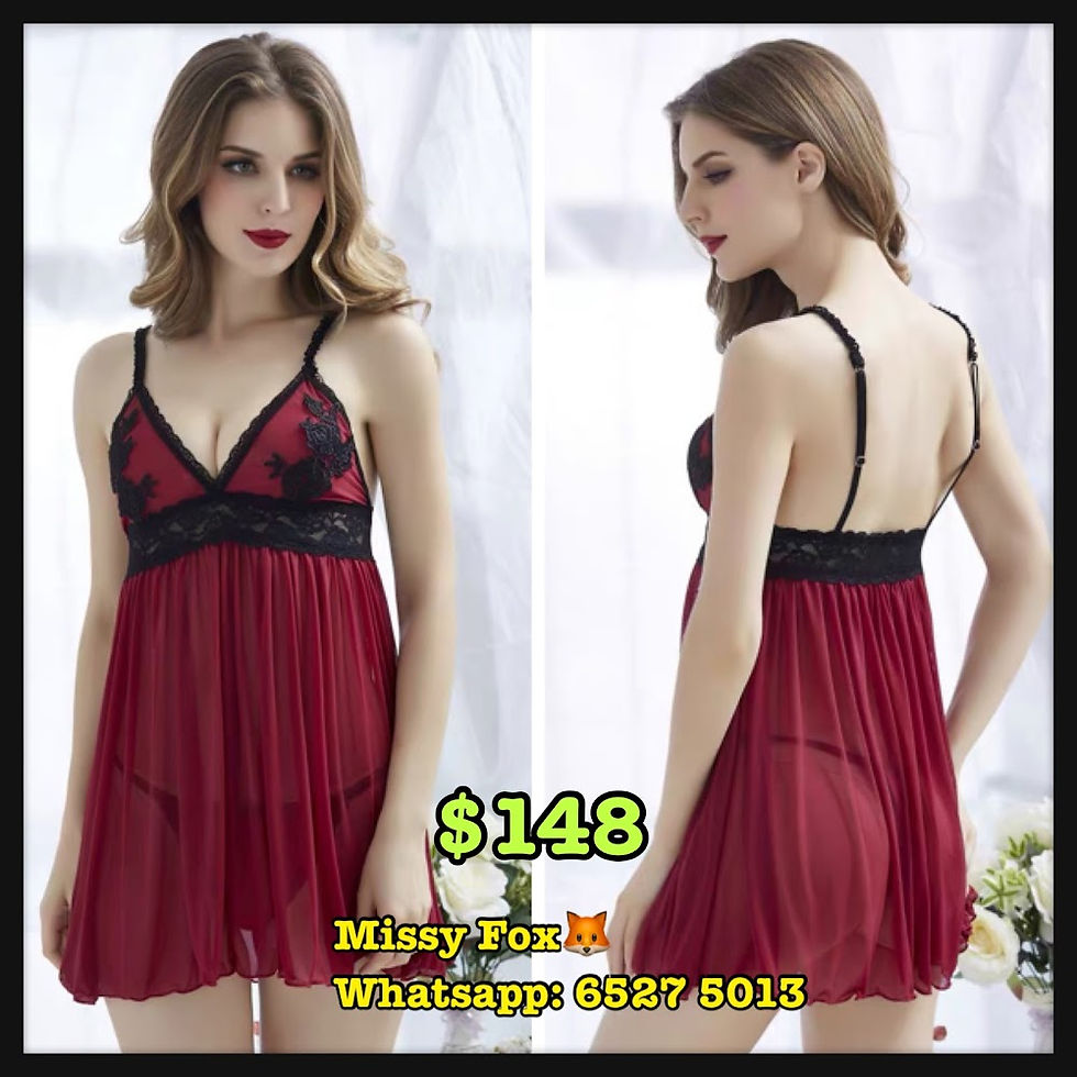 縮圖：性感蕾絲睡裙•網紗款 #273