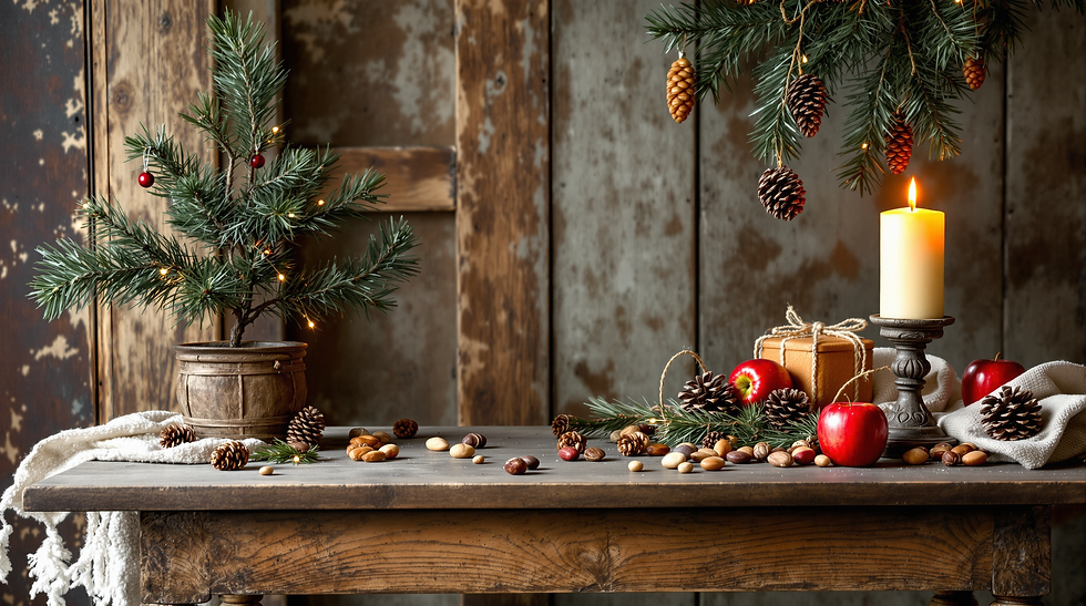 Primeros adornos de Navidad