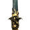Miniatura: Blue Apatite Crystal Dragon Altar Broom 7-8"