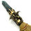 Miniatura: Blue Apatite Crystal Dragon Altar Broom 7-8"