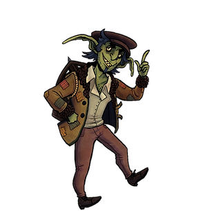 a dirty goblin