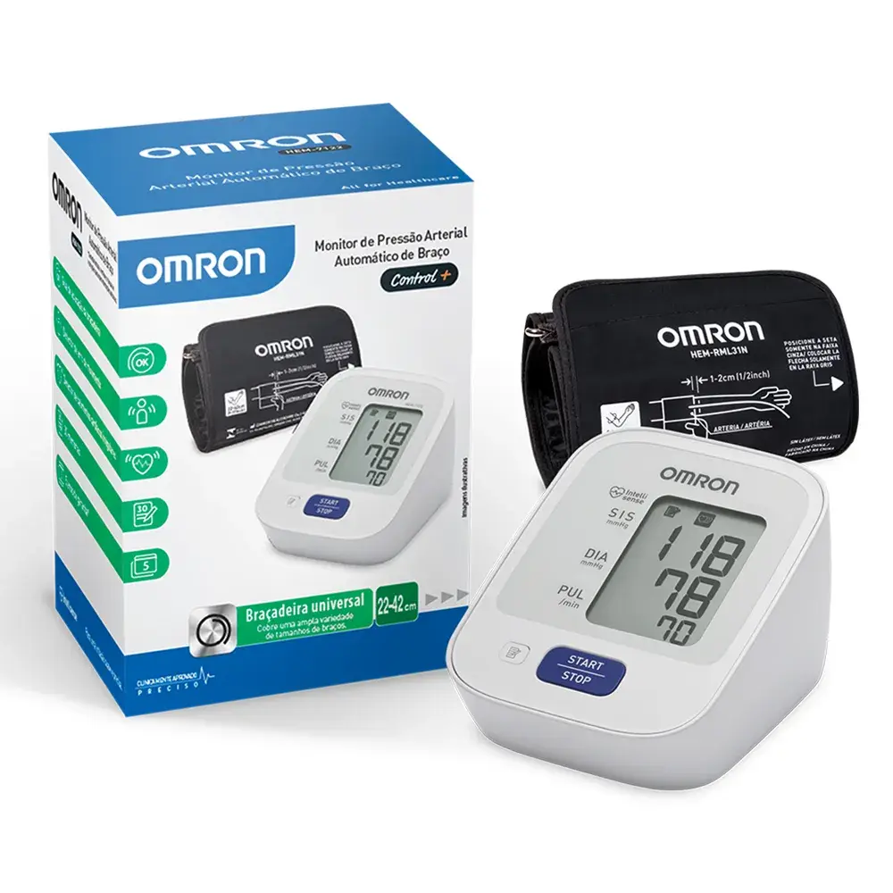 Aparelho de pressão Onrom de braço