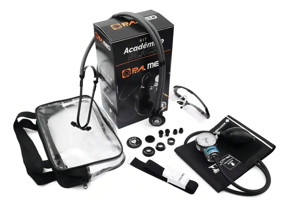 Kit acadêmico PA MED black