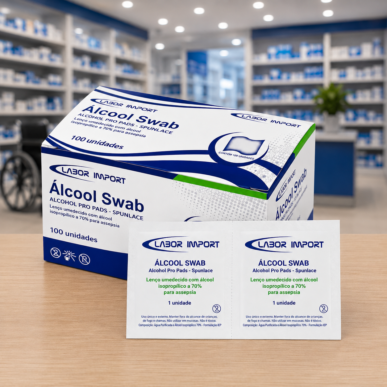 Alcool Swab 70% Unidade