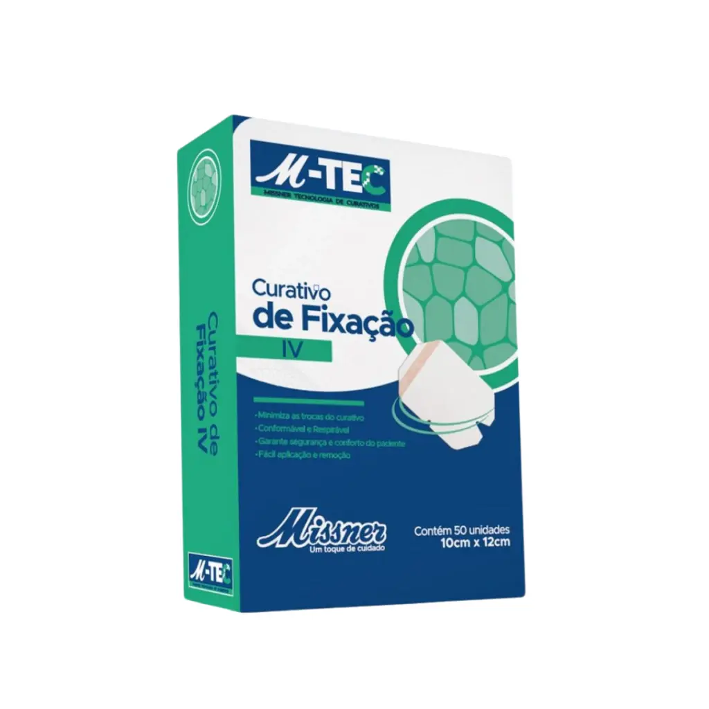 Curativo de Fixação I.V para Cateter 10cmX12cm Missner
