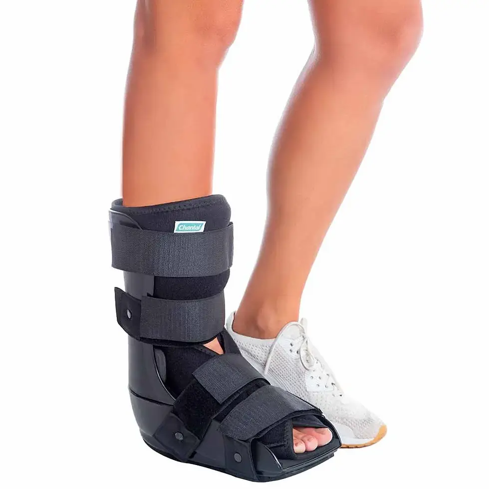 Bota ortopédica curta para tornozelo