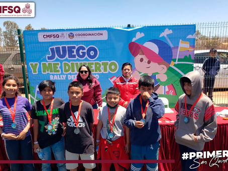 Niños y adolescentes sanquintinenses ponen a prueba sus habilidades y destrezas en rally deportivo.
