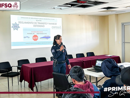 Informan a jóvenes universitarios sobre temas de manejo responsable y seguro.