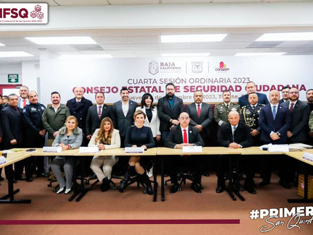 Atendió López Peralta invitación a Cuarta Sesión Ordinaria del Consejo Estatal de Seguridad Ciudadana.