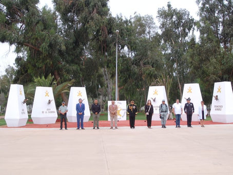 Acude López Peralta a ceremonia del 176 aniversario de la gesta de los Niños Héroes.